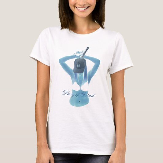 Dame von Detroit T-Shirt (Vorderseite)