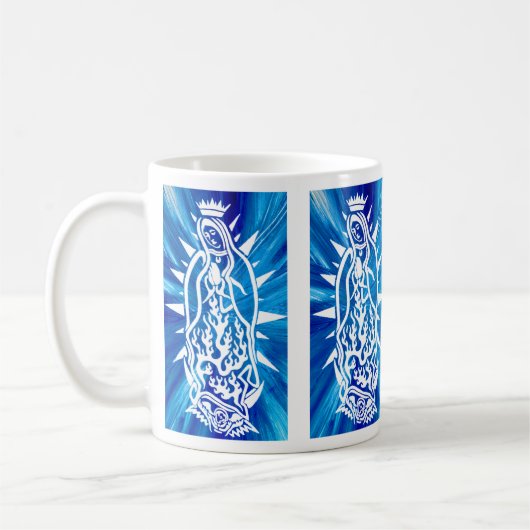 Dame von Guadalupe (Mutter Mary) Kaffeetasse (Links)