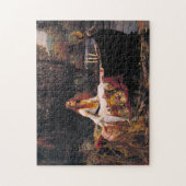 Dame von Shalott Puzzle (Vertikal)