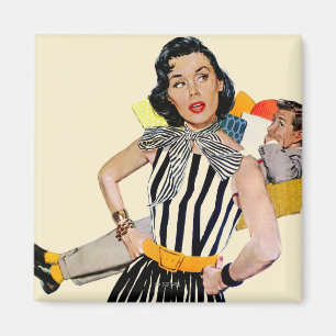 Dame Was Insulted Magnet