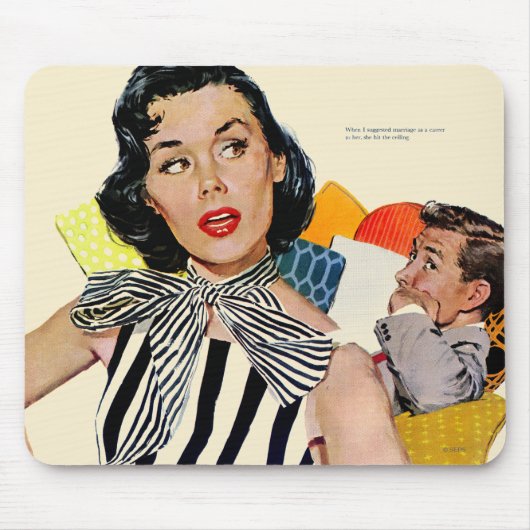 Dame Was Insulted Mousepad (Vorne)