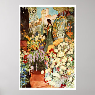 Dame, Wunder ihrer Art 1911 Poster Druck Vintage