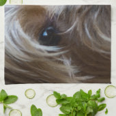 Dame Yorkshire Terrier Geschirrtuch (Gefaltet)