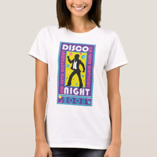 Damen-40. Geburtstags-Disco-Nacht Gedenkt T-Shirt