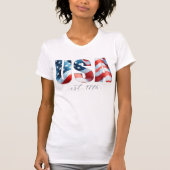 Damen 4. Juli-Shirts T-Shirt (Vorderseite)