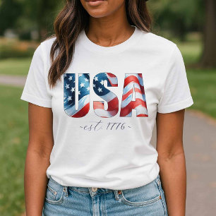 Damen 4. Juli-Shirts T-Shirt