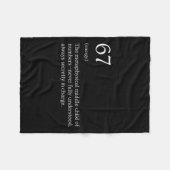 Damen 67 Definition Meme V-Ausschnitt Fleecedecke (Vorderseite (Horizontal))