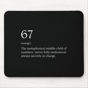 Damen 67 Definition Meme V-Ausschnitt  Mousepad