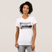 Damen-Abenteuer-Zitat-T - Shirt Amelia Earhart (Vorne ganz)