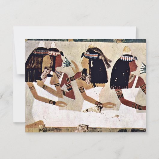 Damen an einem Bankett durch Maler Der Grabkammer Einladung (Vorderseite)