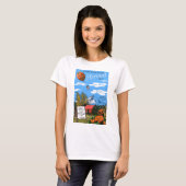 Damen-angepasste Spaghettis T-Shirt (Vorne ganz)