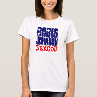 Damen-angepasste Spitze Boris Johnson SEXGOD T-Shirt