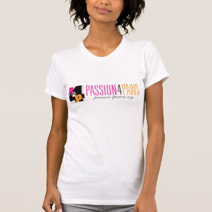 Damen-angepasstes T-Shirt mit Tatzen-Logo der