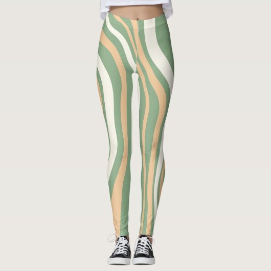 Damen Ästhetik Mode Leggings (Vorderseite)