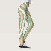 Damen Ästhetik Mode Leggings (Rechts)