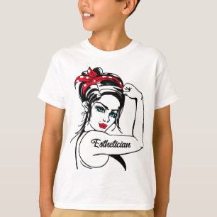 Damen-Ästhetikerin Rosie The Riveter Pin Up T-Shirt