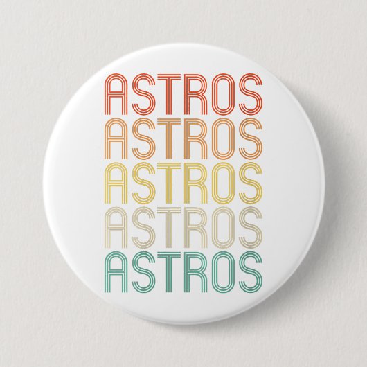Damen Astros Button (Vorderseite)