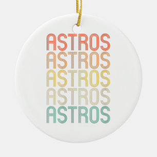 Damen Astros Keramik Ornament