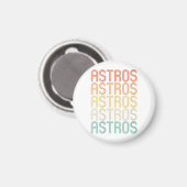 Damen Astros  Magnet (Vorderseite/Rückseite)