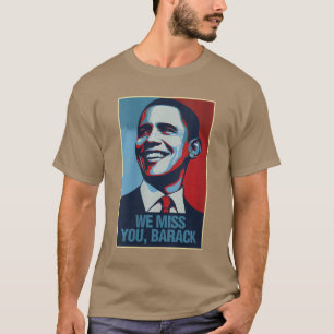 Damen Barack Obama Wir vermissen dich VNeck T-Shirt
