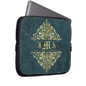 Damen-barocke Art-Führungskraft-Laptop-Haut Laptopschutzhülle (Vorne Rechts)