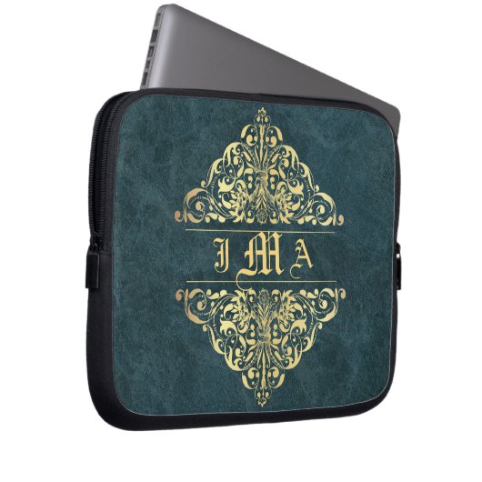 Damen-barocke Art-Führungskraft-Laptop-Haut Laptopschutzhülle (Vorne Rechts)