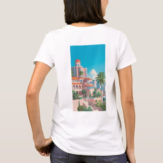 Damen Basic T-Shirt (Rückseite)