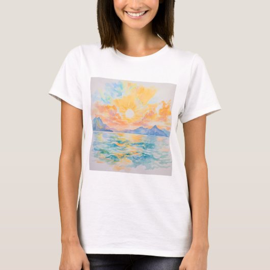 Damen Basic T-Shirt (Vorderseite)