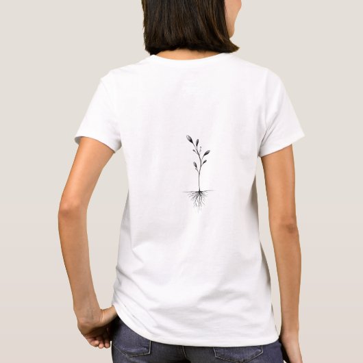 Damen Basic T-Shirt (Rückseite)