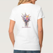 Damen Basic V-Ausschnitt T-Shirt (Rückseite)