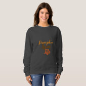 Damen-Basissw sweatshirt (Grau) (Vorne ganz)