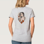 Damen bedruckt  T-Shirt (Rückseite)