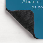Damen Bella Canvas Slim Fit _1 Mousepad (Ecke)