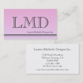 Damen-berufliche moderner Entwurfs-Geschäfts-Karte Visitenkarte (Vorne/Hinten)