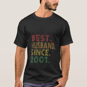 Damen Bestes Ehemann seit 2001 Sonnige 19. Hochzei T-Shirt