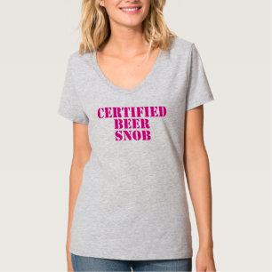 Damen-Bier-Snob-T - Shirt