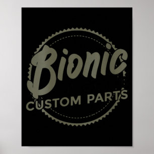 Damen Bionisches Knie Club Teile Lustiger Knieersa Poster