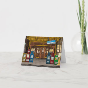 Damen Blue Line Chicago Feiertagskarte