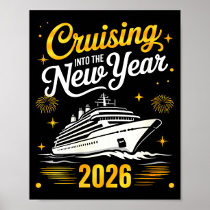 Damen Cruising Into 2026 Silvester Matching F Poster