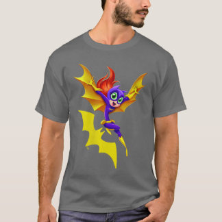 Damen DC Comics Super Hero Girls Batgirl VNeck gi T-Shirt