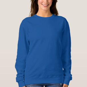 Damen Deep Royal Blue Sweatshirt / Anpassen