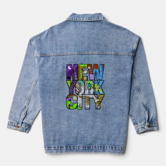 Damen-Denimjacke (Jeansjacke) Jeansjacke (Rückseite)