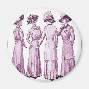 Damen der Schönheit epoche. Magnet