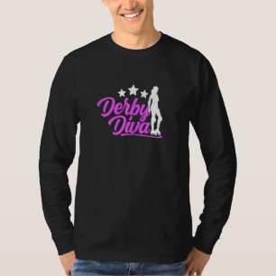 Damen Derby Diva Roller Derby T-Shirt