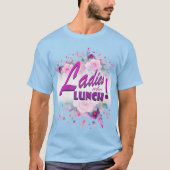 Damen, die das T-Shirt essen (Vorderseite)