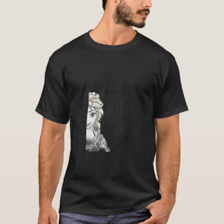 Damen Disney Frozen Let It Go Schneeflocke Elsa Ra T-Shirt