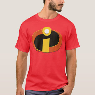 Damen Disney Paar Incredibles Brust Logo Kostüm T-Shirt