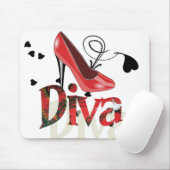 Damen-Diva Mousepad (Mit Mouse)