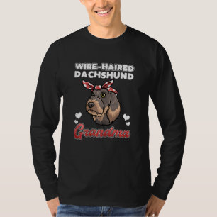 Damen Drahthaar-Dackel-Oma T-Shirt