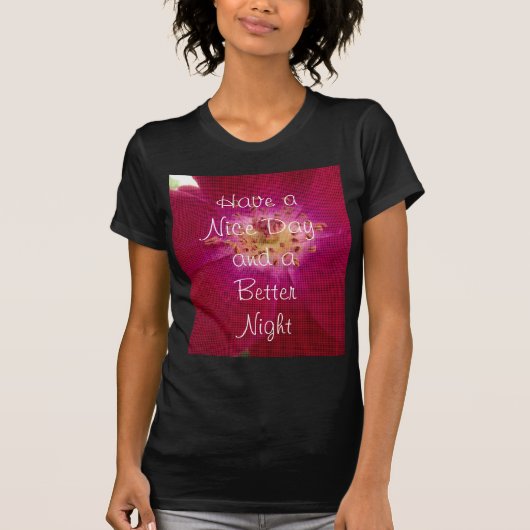 Damen Dunkle Basic T-Shirt Vorlage - Anpassbar (Vorderseite)